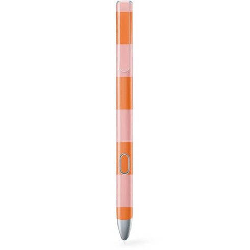 Orange Checkered Galaxy Book 12in Skin